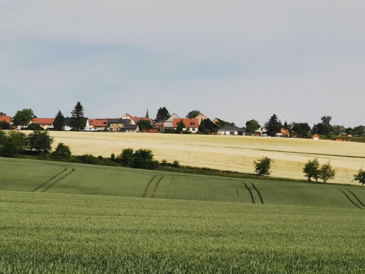Ferienwohnung "Am Saalehaken" Gossitz Exterior foto
